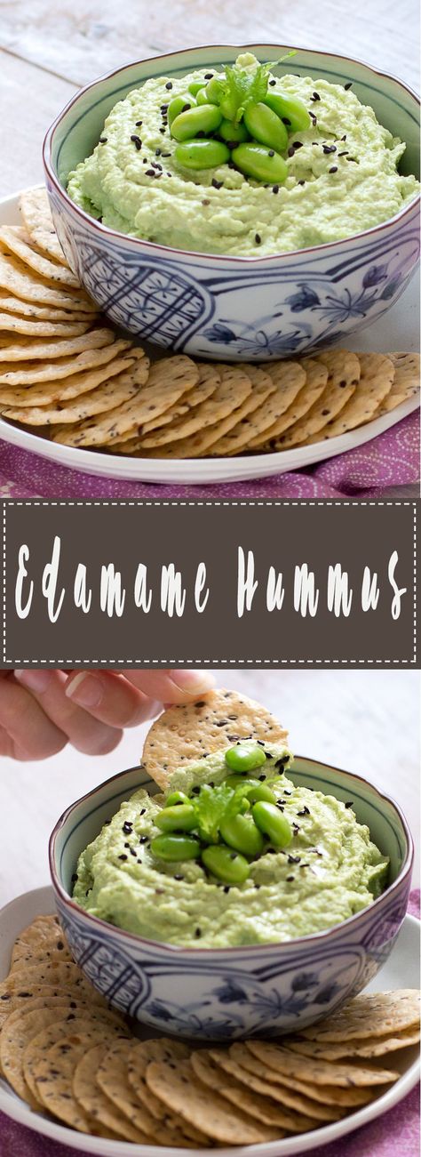 Edamame Hummus Japanese Chiffon Cake, Edamame Hummus Recipe, Munchies Food, Edamame Hummus, Asian Side Dishes, Mongolian Beef Recipes, Hawaiian Dishes, Soy Beans, Easy Chinese Recipes