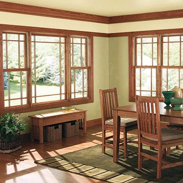 The Wood-Ultrex Series from Integrity Windows and Doors, a Marvin company, combines a beautiful wood interior with an Ultrex exterior. Ultrex, a highly advanced fiberglass composite, enables Integrity Windows and Doors to deliver superior strength, Energy Star-rated thermal protection, minimal expansion or contraction during extreme heat or cold, moisture and chemical resistance, and a paintable exterior that retains color and luster over time. Integrity Wood-Ultrex Series Marvin Windows and... Prairie Windows, Prairie Style Windows, Milgard Windows, Velux Skylights, Marvin Windows, Mediterranean House Plans, Energy Efficient Windows, Double Hung Windows, Sliding Closet Doors