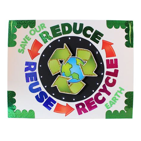 Reduce, Reuse, Recycle | Enviroment Poster Idea 3r Reduce Reuse Recycle, Reduce Reuse Recycle Poster, Save Environment Posters, Poster Drawing Ideas, Save Earth Posters, Earth Day Drawing, Earth Day Posters, Earth Drawings, Save Environment