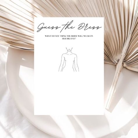 Guess The Dress Free Printable, Guess The Dress Bridal Shower, Guess The Dress, Bridal Shower Activity, Game Sketch, Bridal Shower Activities, Bridal Shower Game, Bridal Shower Games, Web Browser