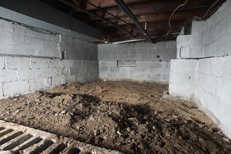 Dirt Floor Basement, Mold In Crawl Space, Crawl Space Vents, Crawl Space Encapsulation, Basement Systems, Drain Tile, Drainage Channel, Drain Pipes, Yard Furniture