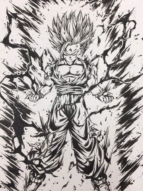 Dbz Drawings, Z Tattoo, Goku Drawing, 2560x1440 Wallpaper, Dragon Ball Tattoo, Dragon Ball Wallpaper Iphone, Dragon Ball Painting, Dragon Ball Super Artwork, Dragon Ball Super Art