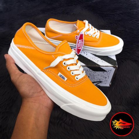 Cadmium Yellow, Vans Yellow, Vans Vault, Heritage Fashion, Mens Fashion Trends, Not For Sale, Vans Authentic Sneaker, Sneakers Shoes, Vans Shoes