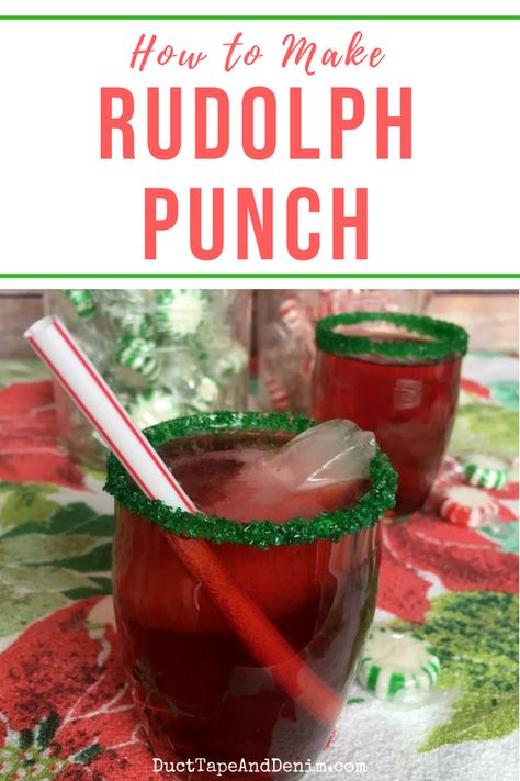 My kid's favorite drink of all time!  But I only let them drink it at Christmas...lol...   An easy Christmas punch recipe #rudolphpunch #christmaspunch #punchrecipe #punch #christmasdrink #nonalcoholic Rudolph Punch, Easy Christmas Punch, Christmas Drinks Nonalcoholic, Grinch Punch, Holiday Punch Recipe, Christmas Party Drinks, Christmas Drinks Recipes, Kids Punch, Christmas Punch Recipes