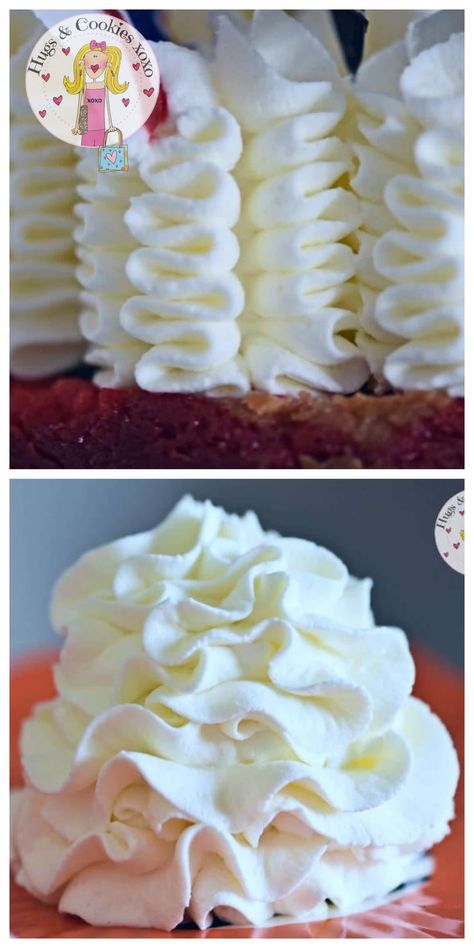 Copycat Cheesecake Factory Whipped Cream Whipped Topping Recipe, Copycat Cheesecake Factory, Cheesecake With Whipped Cream, Cheesecake Factory Copycat, Homemade Whipped Cream Recipe, Cheesecake Factory Recipes, Cake Filling Recipes, Stabilized Whipped Cream, Cheesecake Toppings