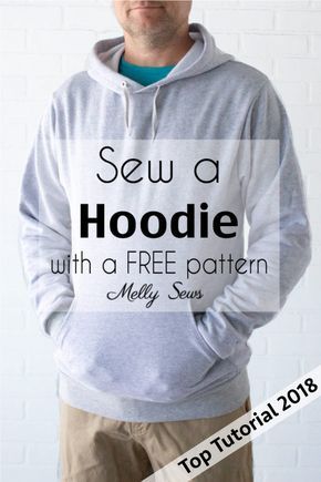 Sew a Hoodie - Make a Hoodie for Men or Women - Unisex Hoody - Melly Sews Sew A Hoodie, Projek Menjahit, Sew Ins, Beginner Sewing Projects Easy, Leftover Fabric, Jacket Outfit, Sewing Projects For Beginners, Sewing Skills, Hoodie Outfit