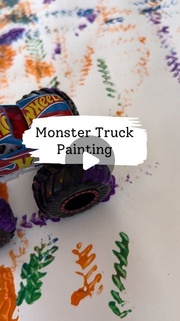 Monster Truck Game Ideas, Monster Truck Party Games Activities, Monster Truck Painting Canvas, Monster Truck Activities For Kids, Monster Truck Activities For Preschool, Monster Truck Party Activities, Monster Truck Craft, Monster Truck Activities, Monster Truck Painting