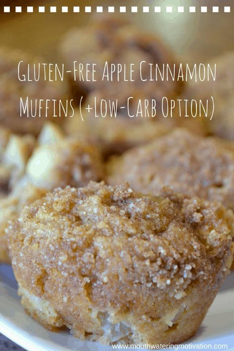 Low Carb Apple Cinnamon Muffins Healthy Dessert Options, Low Carb Meals, Pan Sin Gluten, Apple Cinnamon Muffins, Keto Lasagna, Postre Keto, Cinnamon Muffins, Low Carb Dessert, Keto Cheesecake