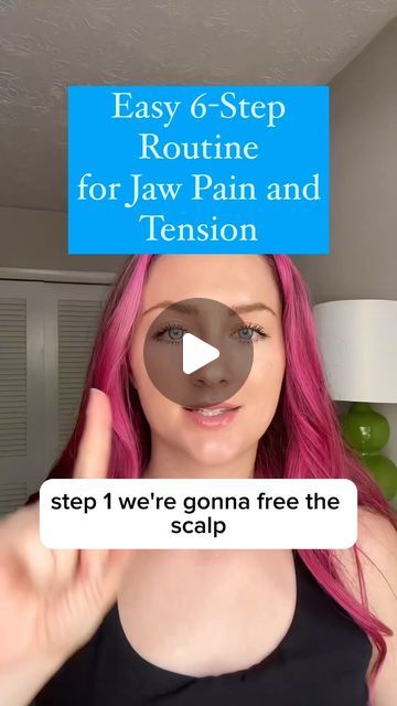 Sage | Facial Tension and Face Massage Expert on Instagram: "Follow along with this guided routine to target your jaw tension and pain. Come back and tell me how this worked for you - I love to hear your wins!! 🙌   In addition to this routine, there is emerging evidence that slightly protracting (jutting) the jaw forward can help immensely if you deal with jaw pain. It is it just a very, very slight protraction that you can learn to hold most of the time as your normal position. It can also help to have slight protraction while you do jaw release techniques, in particular the massage of the masseter we do in this routine. Combine this with proper tongue posture and you can significantly reduce jaw pain and tension over time (if there are not other factors involved like structural issues o How To Relieve Jaw Tension, Jaw Relaxing Exercises, How To Release Jaw Tension, Face Tension Relief, Tmj Massage Techniques, Jaw Tension Relief Massage, Facial Tension Release, How To Relax Your Jaw, Release Jaw Tension