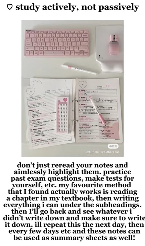 100 Affirmations, Glow Up Guide, Pink Academia, Aliexpress Finds, Exam Study Tips, Best Study Tips, Study Tips For Students, High School Survival, Effective Study Tips