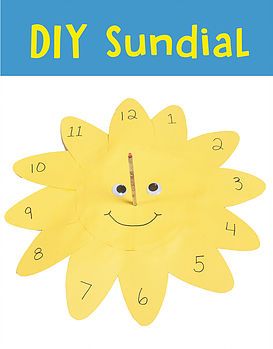 Learn how to make an easy sundial to tell the time in this fun tutorial video for kids! Diy Sundial, Long Haircuts, Diy And Crafts Sewing, Easy Science, Easy Video, Crafts For Kids To Make, Craft Wedding, Youtube Kids, Tutorial Video