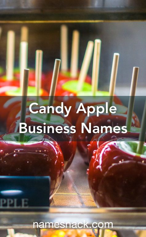 10 sugary name ideas for your candy apple business. Toffee Dip, Apple Nachos, Free Logos, Toffee Apple, Name Ideas, Candy Apple, Candy Store, Candy Apples, Business Names