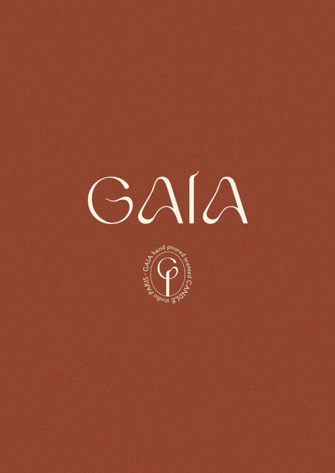 Brand Design | Logo Design | Packaging Design | Brand Identity | Candle Design. Branding for Parisian candle studio GAIA, creating hand-poured, organic, scented candles. Tone of Voice: Intimate, Sophisticated, Warm, Artisanal, Evocative, Elegant Gaia Logo Design, Parisian Graphic Design, Jewelry Logo Branding, Artisanal Branding, Scented Candle Logo, Candles Logo Design, Candle Brand Logo, Scent Branding, Scent Logo