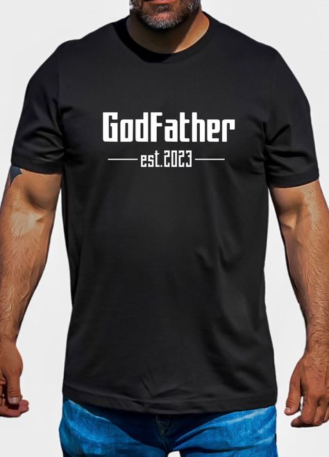 Grandfather Shirts, Godfather Gifts, Father's Day Gifts, God Parents, Grandpa Gifts, The Godfather, Fathers Day Gifts, Fathers Day