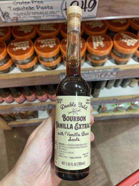 Double Fold Bourbon Vanilla Extract Bourbon Vanilla Extract, Vanilla Extract Recipe, Trader Joe's Products, Paste Recipe, Vanilla Paste, Bean Seeds, Fall Items, Trader Joe’s, Trader Joe