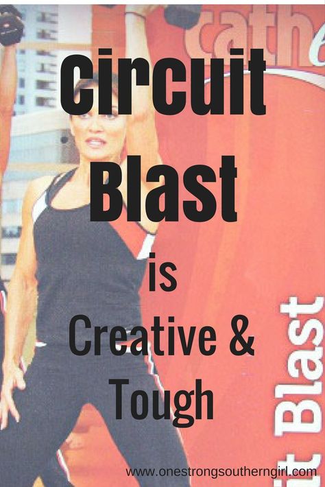 Circuit Blast is Creative and Tough-One Strong Southern Girl-This workout will quickly become one of your favorites. It's a total body cardio PLUS sculpting routine using creative exercises that anyone can figure out. Let me tell you what you'll need to do it. Circut Training, Step Workouts, Resistance Exercises, Cathe Friedrich, Creative Exercises, Circuit Training Workouts, Arm Workouts At Home, Aerobic Step, Step Aerobics