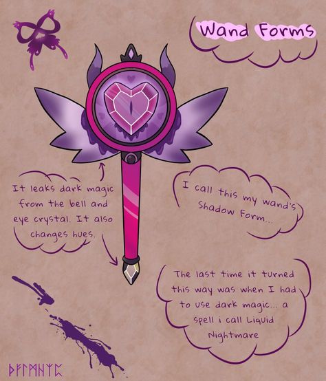 Svtfoe oc wand #2 Queens Of Mewni Wands, Star Butterfly Wand Oc, Star Vs Forces Of Evil Oc Wand, Star And The Forces Of Evil Oc, Svtfoe Oc Wands, Star Vs Forces Of Evil Wand Oc, Svtfoe Wand Designs, Wand References, Wand Drawings