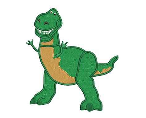 Toy Story Embroidery, Story Embroidery, Applique Designs, Toy Story, Embroidery Design, Design Details, Tatting, Dinosaur Stuffed Animal, Embroidery Designs