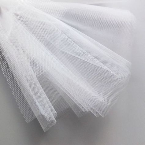 White Tulle Fabric, Trend Fabrics, Tulle Veil, Color Dust, Tulle Veils, White Tulle, Fabric Swatch, White Bridal, Tulle Fabric