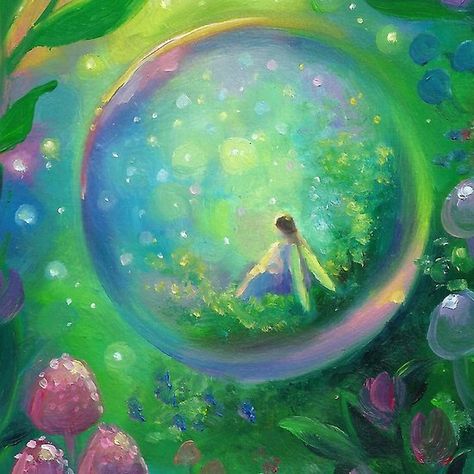 Bubble Fairy, Fairy Art, Original Oil Painting, Original Oil, Oil Painting, Bubbles, Flowers, Instagram, Art