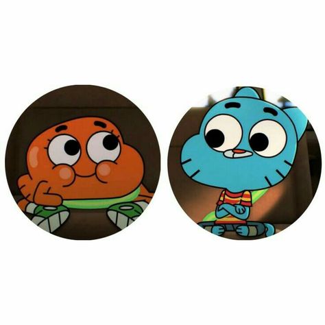 Gumball Darwin Bff Pp, Gumball Matching Pfp, Gumball And Darwin Matching Pfp, Darwin Icon, Darwin Gumball, Matching Cat Pfp Friends, Gumball Darwin, Halloween Duos, Amazing Gumball