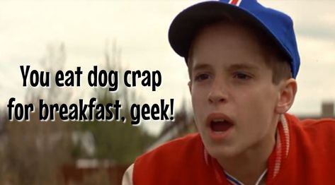 The Sandlot Sandlot Memes, Jordan Phillips, Sandlot Quotes, Sandlot 3, The Sandlot Kids, Benny Rodriguez, Mike Vitar, Favorite Movie Quotes, Sandlot