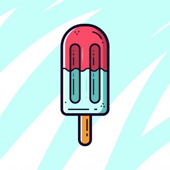 Popsicle Doodle, Popsicle Tattoo, Popsicle Cartoon, Popsicle Drawing, Popsicle Illustration, Cartoon Popsicle, Candy Drawing, Ice Cream Logo, Ice Cream Popsicle