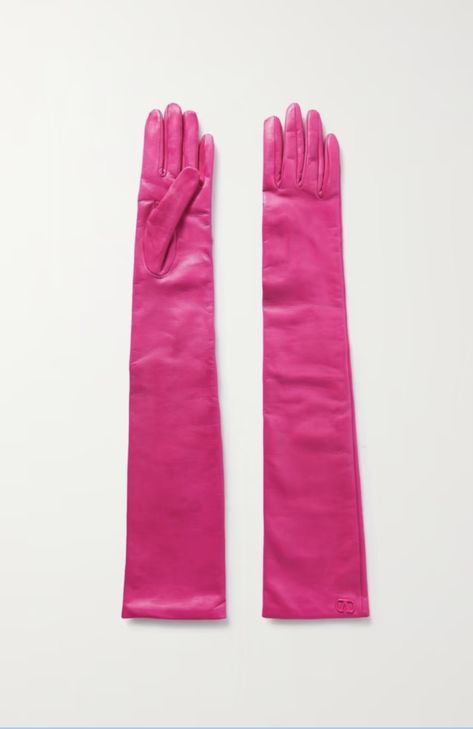 Leather work gloves