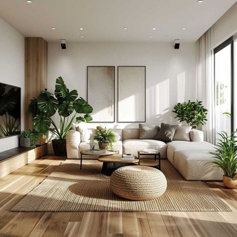 Scandinavian Sofa Design Living Rooms, Swedish Design Living Room, Modern Simplistic Living Room, Modern Sleek Living Room Interior Design, Dark Wood Floor Decor Living Room, Clean Home Interior, Wooden Floor Decor Living Rooms, Living Room Designs Nordic, Scandinavian House Decor