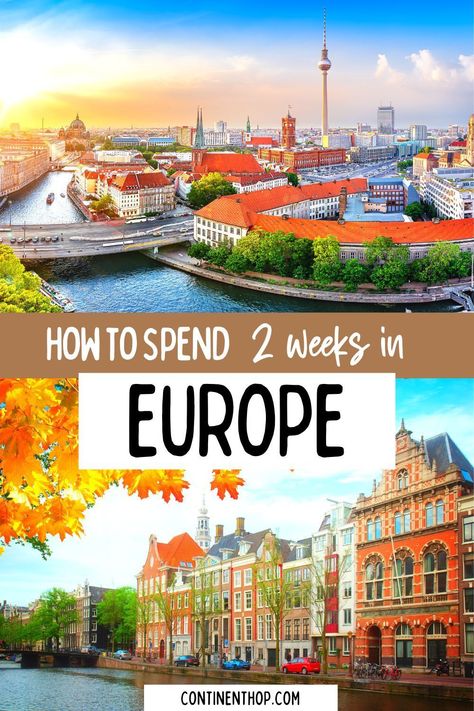 How to Spend 2 Weeks in Europe | Europe is vast and honestly it is impossible to cover all of it in 2 weeks however depending on your travel style, it is possible to cover quite a few places if planned right! Here’s 6 in-depth European itinerary 2 weeks to help you see the best of Europe on your 2 week trip to Europe! Travel In Europe Destinations, 10 Days Europe Itinerary, Cheapest Places To Travel In Europe, 2 Week European Travel Itinerary, European Vacation Itinerary, Best European Vacations, 3 Weeks In Europe, 2 Weeks In Europe, European Itinerary