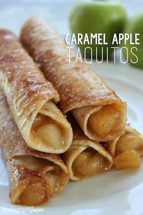 Apple Taquitos, Captain Moroni, Caramel Apples Recipe, Taquitos Recipe, Apple Recipes Easy, Fhe Lessons, Apple Pies Filling, Apple Desserts, Caramel Apple