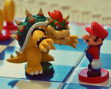 Super Mario chess – $35 Mario Chess, Nerd Home, Retro Videos, Nerd Alert, Geek Out, Chess Set, Super Mario Bros, Mario Bros, Cool Items