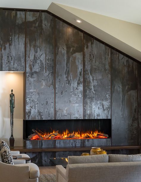 Electric Linear Fireplace, Restaurant Fireplace, Sleek Fireplace, House Upgrades, Masonry Fireplace, Linear Fireplace, Traditional Fireplace, Fireplace Remodel, Fireplace Ideas