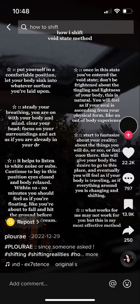 Desired Reality Body Ideas, Non Visualizing Shifting Methods, Shifting Realities Ideas, Time Ratio For Shifting, Void State Shifting Method, 12345 Method Shifting, 5 Senses Method Shifting, Shifting Methods For Beginners Sleeping, Shifting Methods No Visualizing