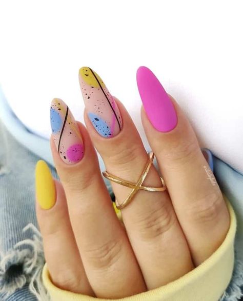 Pastel Nails Ideas – 25 Pretty Nail Art Mousse Cups, Pastel Nail Art, Pastel Nail, Colorful Nail Art, Nail Time, Shiny Nails, Pretty Nail Art, Art Summer, Pastel Nails