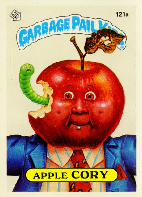 apple corey garbage pail kids | garbage pail kids apple cory 1 Garbage Pail Kids Cards, Kids Series, Garbage Pail Kids, Collector Cards, Cabbage Patch Kids, Patch Kids, Collectible Cards, Kids Stickers, Upper Deck