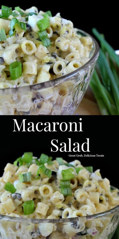 Pasta Cold, Dill Relish, Easy Macaroni Salad, Best Macaroni Salad, Mac Salad, Macaroni Salad Recipe, Diner Recept, Cold Pasta, Cold Salad