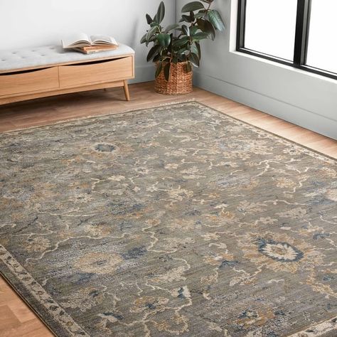 Alexander Home Jewel Botanical Boho Area Rug - On Sale - Bed Bath & Beyond - 31966360 Alexander Home, Fringe Rugs, Area Rug Sets, Boho Area Rug, Round Area Rugs, Shabby Chic Style, Traditional Rug, Brown Area Rugs, Vintage Area Rugs