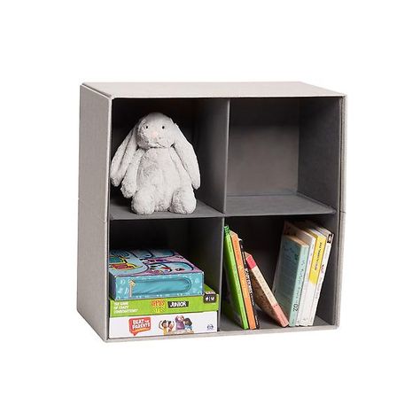 Poppin 4 Compartment Cubby Organizer | The Container Store Cubby Organizer, Organize And Declutter, Storage Cubes, The Container Store, Container Store, Cube Storage, Cubbies, Declutter, Storage Solutions