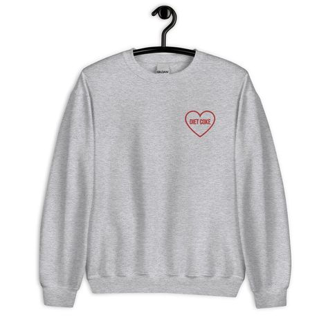 Labor Delivery Nursing, Heart Sweatshirt, Diet Coke, Cozy Sweatshirts, Embroidered Sweatshirts, Affordable Clothes, Fitted Sweater, Unisex Sweatshirt, Rib Knit