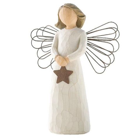 Willow Tree Angel of Light 5 Christmas Gift Ideas for Boss #ChristmasGiftIdeas #WillowTree Willow Tree Statues, Willow Tree Figures, Angel Of Light, Willow Tree Tattoos, Willow Tree Angels, Tree Angel, Willow Tree Figurines, Angel Figure, Tree Signs