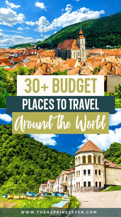 30+ Budget Places to Travel Around the World Unpopular Travel Destinations, Cheap Safe Places To Travel, May Travel Destinations, Cheap Europe Travel, Travel Places Aesthetic, Cheap Places To Travel In Europe, Cheap Travel Destinations Europe, How To Travel Cheap, Cheap Europe Destinations