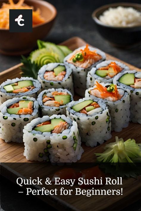 Beginner-friendly Alaska roll sushi with cucumber, avocado, and salmon. #EasySushi #BeginnerSushi #JapaneseRecipes #SushiMaking #SeafoodLover Fried Sushi Rolls, Alaska Roll, Easy Sushi Rolls, Pumpkin Spice Creamer Recipe, Sustainable Cooking, Homemade Pumpkin Spice Creamer, Sushi Fillings, Fried Sushi, Pumpkin Spice Creamer