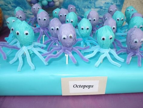 Mermaid Birthday Party Food, 4de Verjaardag, Ariel Birthday Party, Ocean Birthday Party, Mermaid Birthday Party Decorations, Mermaid Theme Birthday Party, Ariel Birthday, Ocean Birthday, Mermaid Party Decorations