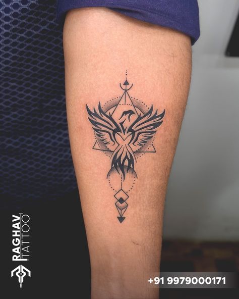 Phoenix Tattoo Design Men Ideas, Buddah Sleeve Tattoo, Phoenix Bird Tattoo, Phoenix Symbol, Triquetra Tattoo, Fine Tattoos, Phoenix Tattoo Men, Forearm Tattoos For Men, Phoenix Tattoo For Men