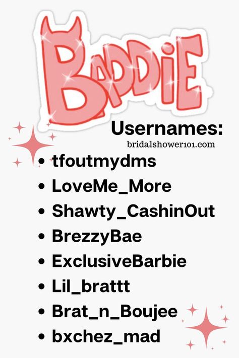 Find the best unused baddie Instagram names for your profile. Edgy usernames baddies could use. A flawless Instagram name that will identify your baddie status. Baddie Instagram Names, Cool Names For Instagram, Cute Instagram Names, Cute Usernames For Instagram, Cool Usernames For Instagram, Names For Snapchat, Aesthetic Names For Instagram, Usernames For Instagram, Instagram Username Ideas