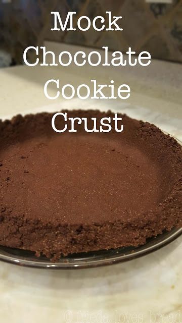 Butter Substitute For Cookies, Chocolate Cookie Pie, Chocolate Chip Cookies Allrecipes, Cookie Pie Crust, Chocolate Chip Cookie Crust, Cookie Crust Recipe, Homemade Chocolate Pie, Chocolate Pie Crust, Chocolate Cookie Crust