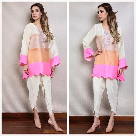 Zehra Saleem (@zehrasaleemofficial) New Kurti Designs 2020 Latest, Crepe Outfit, Zehra Saleem, Tulip Pants, New Kurti Designs, New Kurti, Pakistani Fashion Casual, Styles Women, Pakistani Dresses Casual