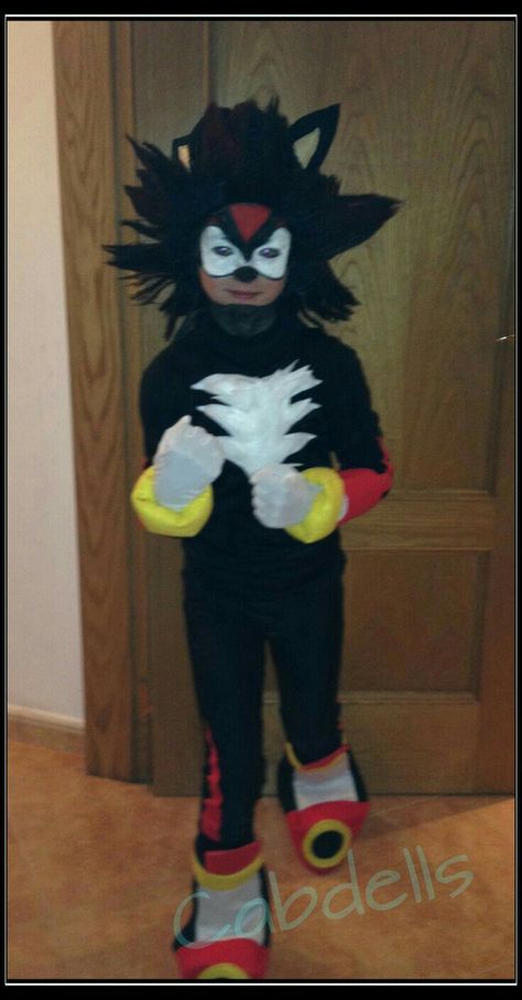 Hedgehog Costume Diy, Sonic The Hedgehog Halloween, Sonic Costumes, Sonic The Hedgehog Costume, Hedgehog Costume, Shadow Costume, Sonic Costume, Amy Sonic, Sonic Birthday Parties