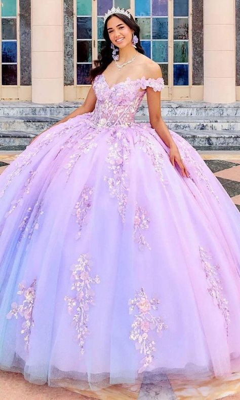 Quinceanera Dresses Pastel Purple, Light Purple Sweet 16 Dresses, Purple 15 Dresses Quinceanera, Moda 2000 Quinceanera Dresses, Light Purple Quinceanera Dresses, Vestidos Color Pastel, Quinceanera Themes Dresses, Lime Sorbet, Purple Quinceanera Dresses